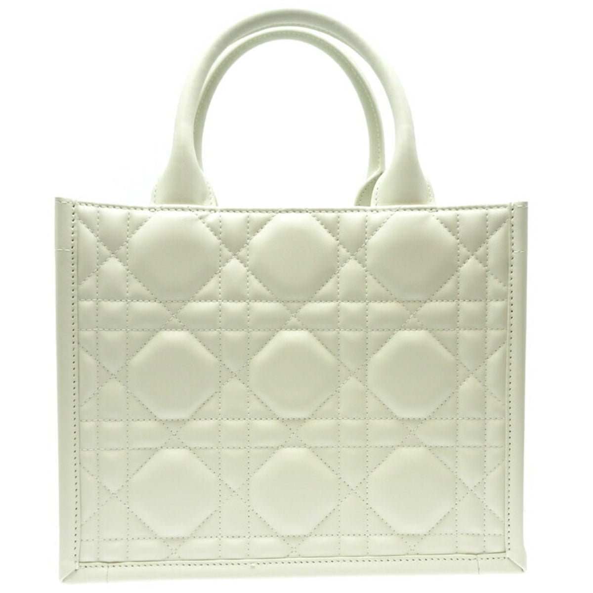 Christian Dior White Leather Tote Bag Rovelle Bags