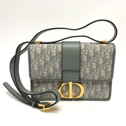 Christian Dior Gray Leather Shoulder Bag Style 8 Rovelle Bags