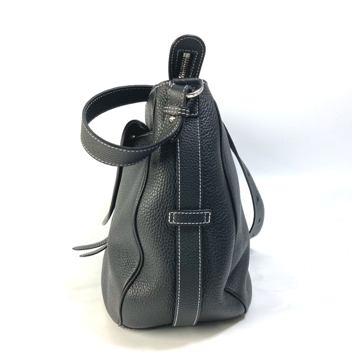 Christian Dior Black Leather Shoulder Bag Style 2 Rovelle Bags