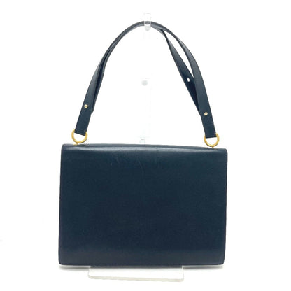 Christian Dior Trotter Navy Leather Handbag Shoulder Bag Rovelle Bags