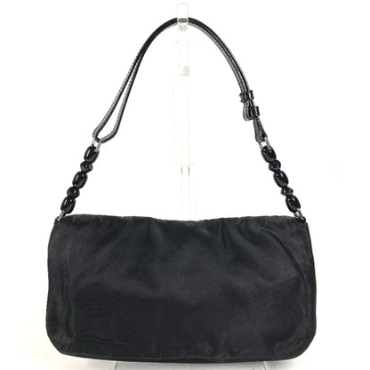Christian Dior Black Monogram Nylon Pouch Shoulder Bag Rovelle Bags