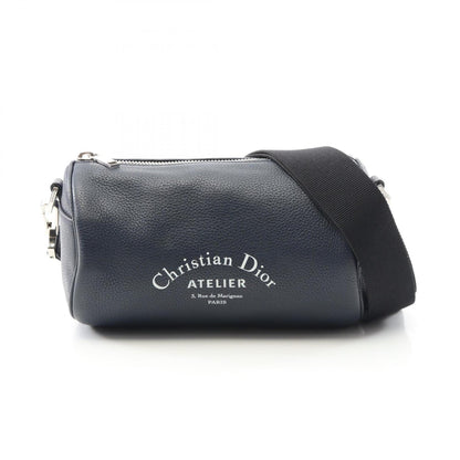Christian Dior Navy Leather Shoulder Bag Rovelle Bags