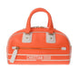 Christian Dior Orange White Leather Handbag Rovelle Bags