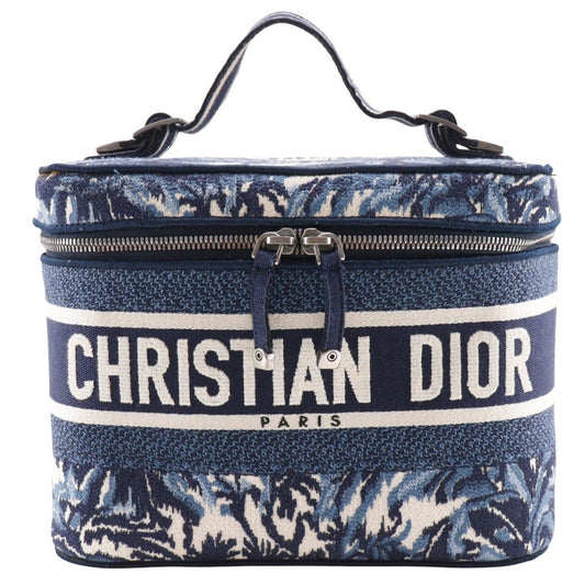 Christian Dior Navy White Canvas Handbag Weekend Bag Rovelle Bags
