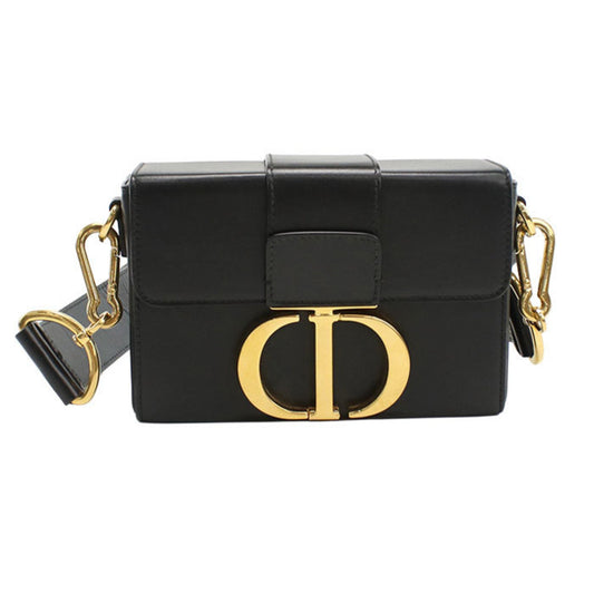 Christian Dior Black Leather Shoulder Bag Style 3 Rovelle Bags