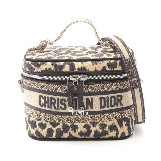 Christian Dior Beige Black Canvas Handbag Rovelle Bags