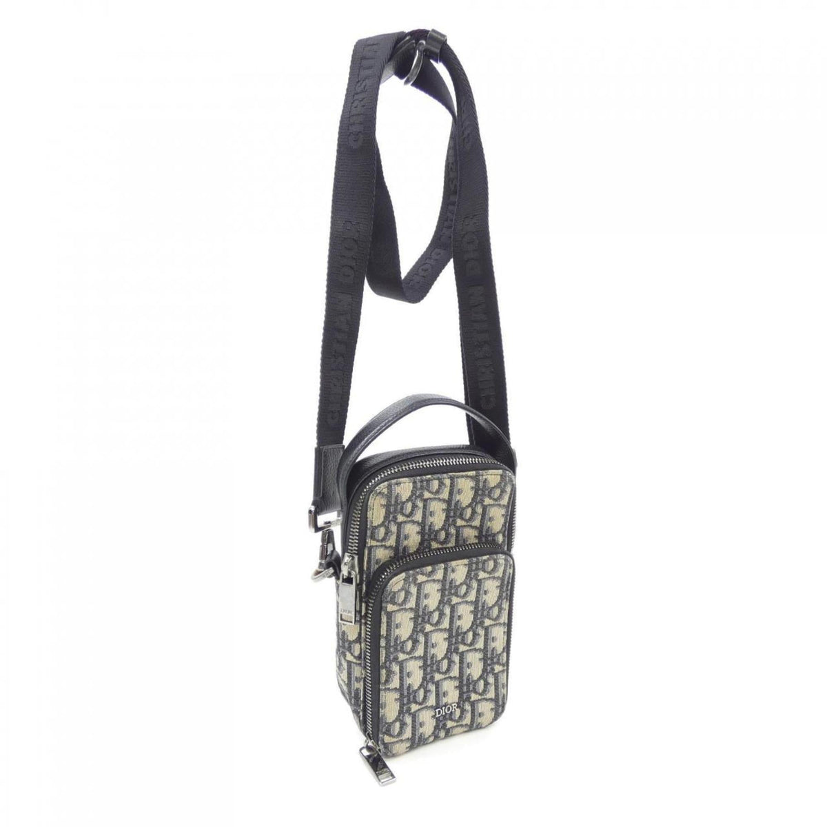 Christian Dior Navy White Handbag Rovelle Bags