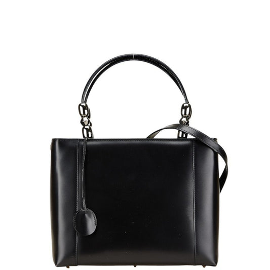 Christian Dior Black Leather Handbag Shoulder Bag Style 4 Rovelle Bags