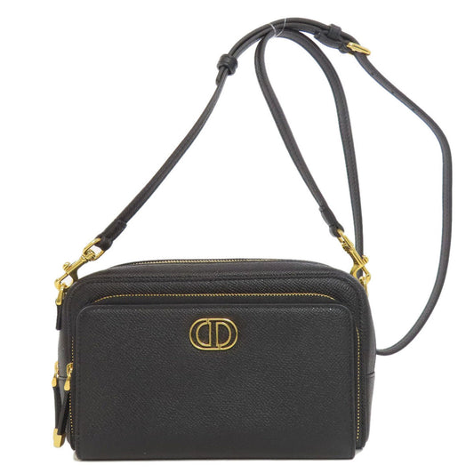 Christian Dior Black Leather Shoulder Bag Style 42 Rovelle Bags