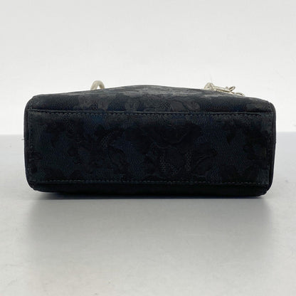 Christian Dior Black Nylon Canvas Handbag Rovelle Bags