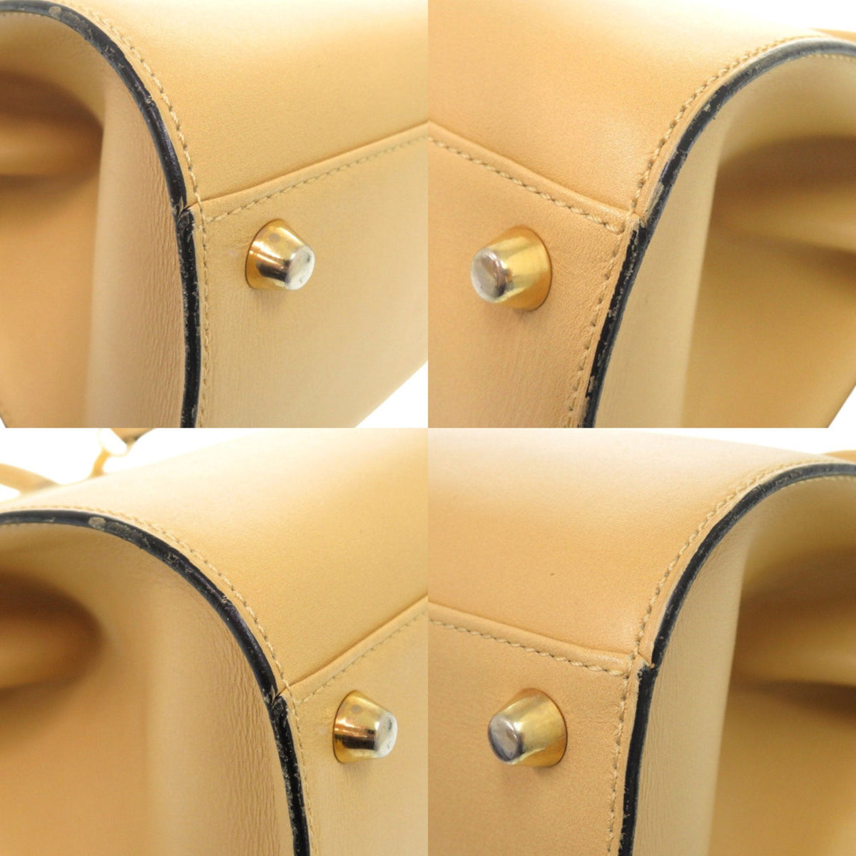Christian Dior Beige Leather Shoulder Bag Rovelle Bags