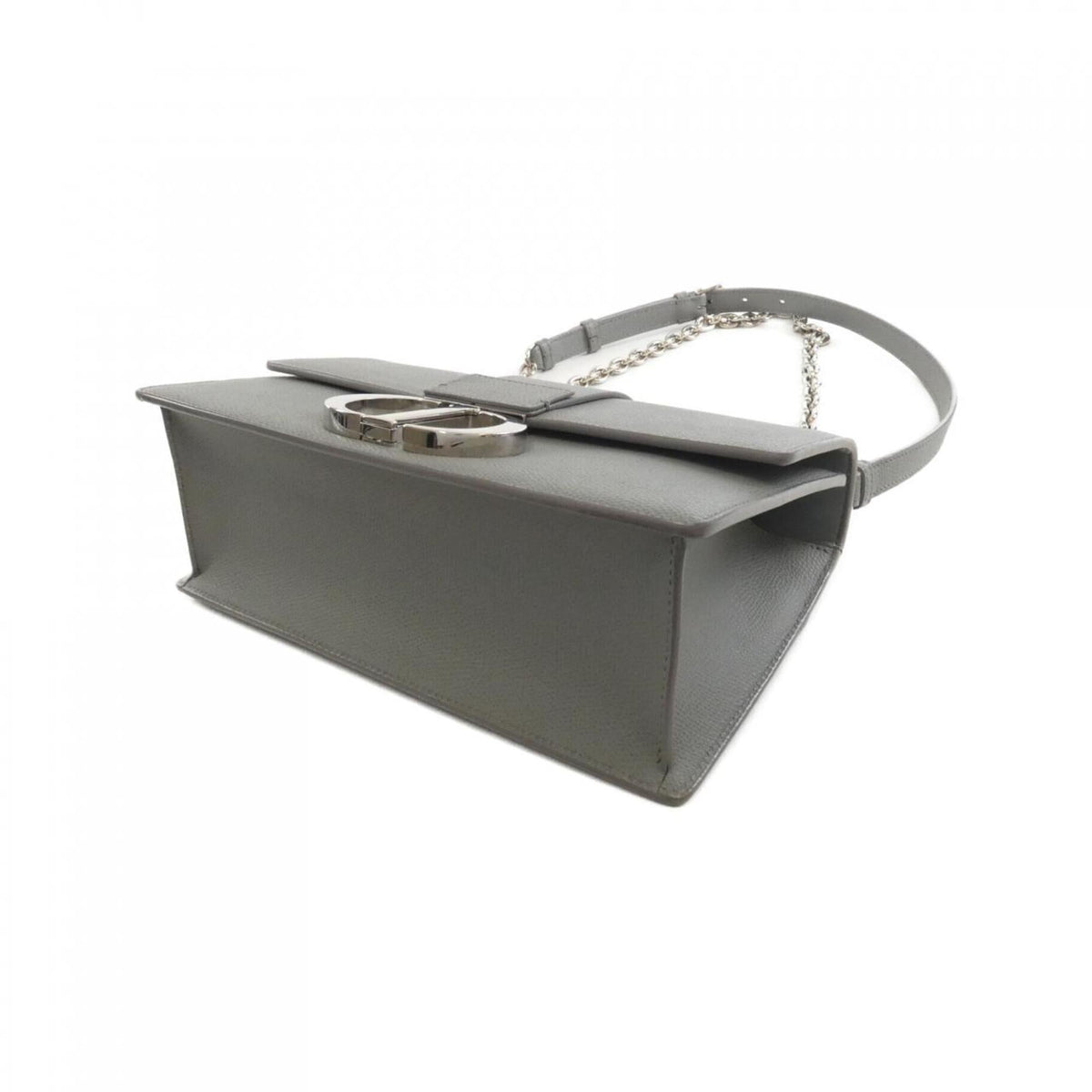 Christian Dior Gray Leather Shoulder Bag Leather Rovelle Bags