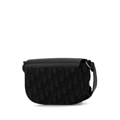 Christian Dior Black Canvas Leather Shoulder Bag Rovelle Bags