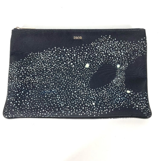 Christian Dior Black Nylon Clutch Bag Pouch Rovelle Bags