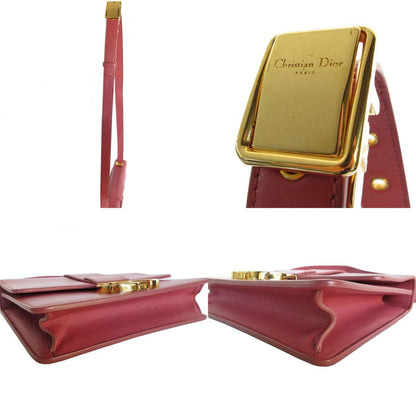 Christian Dior Pink Leather Shoulder Bag Style 6 Rovelle Bags