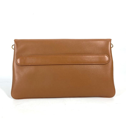 Christian Dior Brown Leather Handbag Leather Rovelle Bags