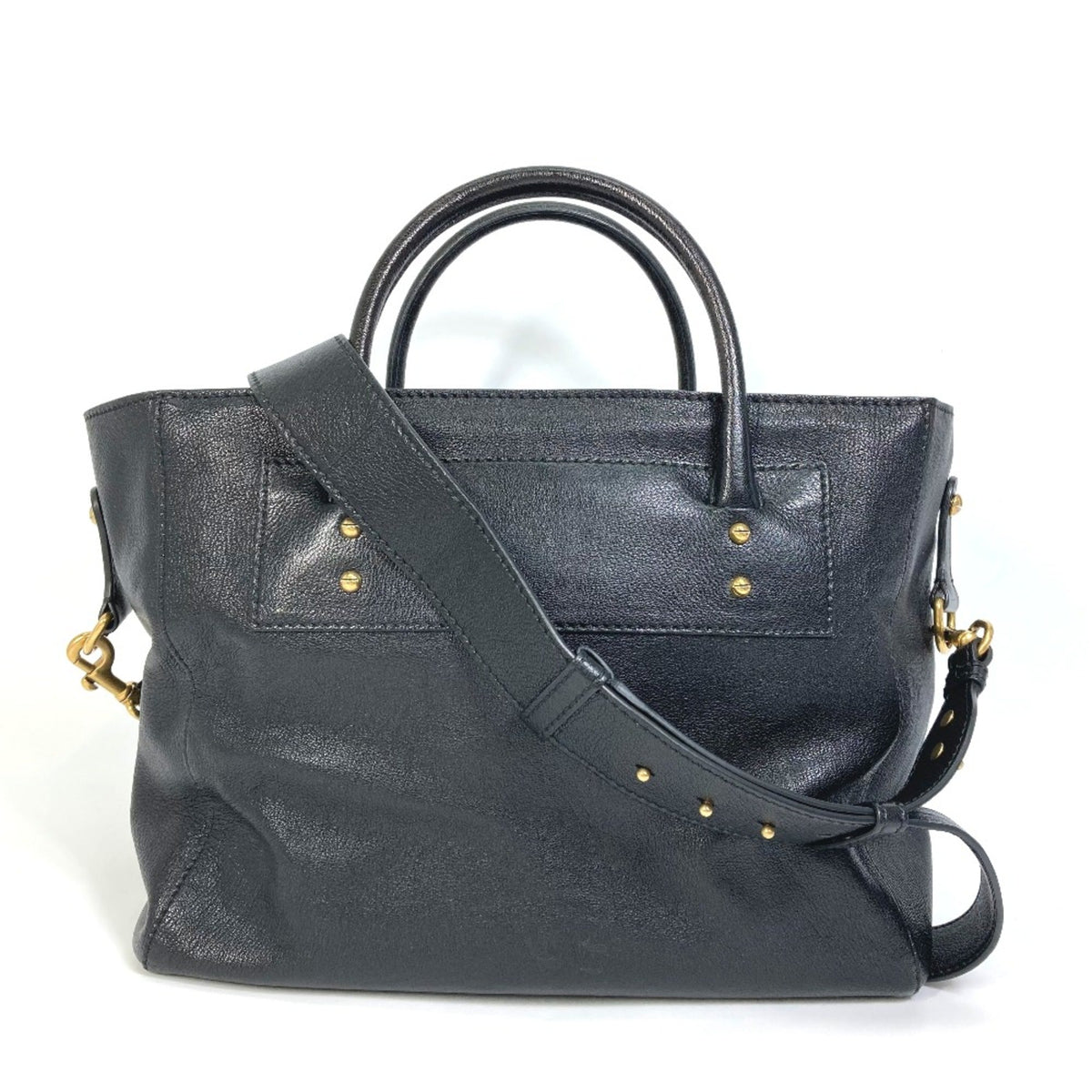 Christian Dior Black Leather Tote Bag Style 6 Rovelle Bags