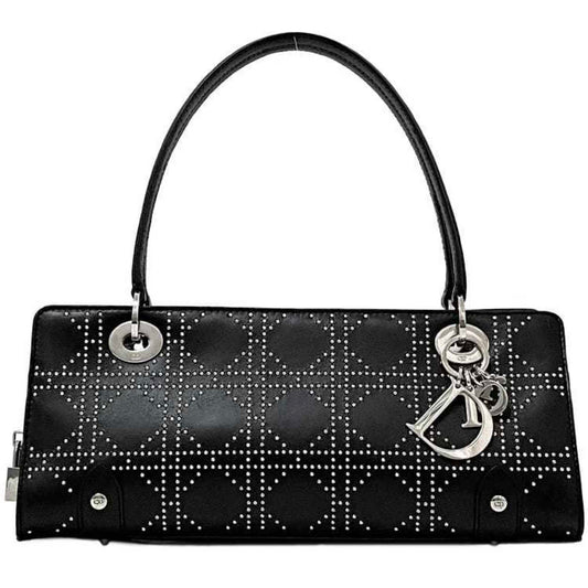 Christian Dior Black Leather Handbag Shoulder Bag Style 10 Rovelle Bags
