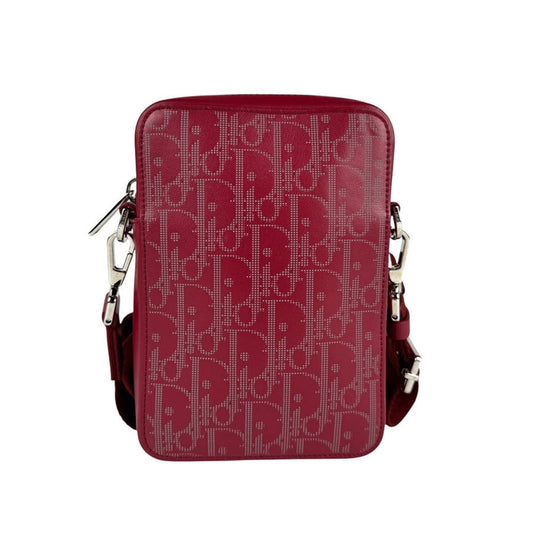 Christian Dior Red Color Leather Shoulder Bag Style 5 Rovelle Bags