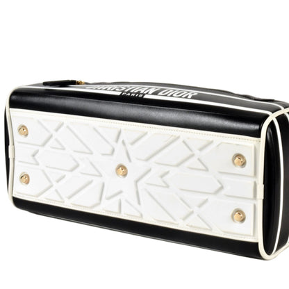 Christian Dior Black White Leather Handbag Style 4 Rovelle Bags
