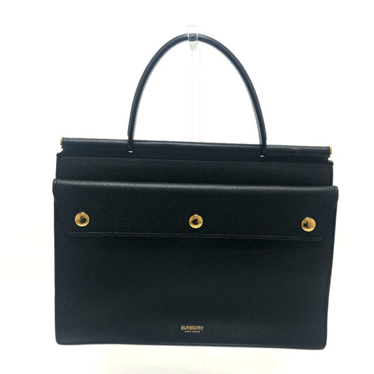 Burberry Black Leather Handbag ( )
