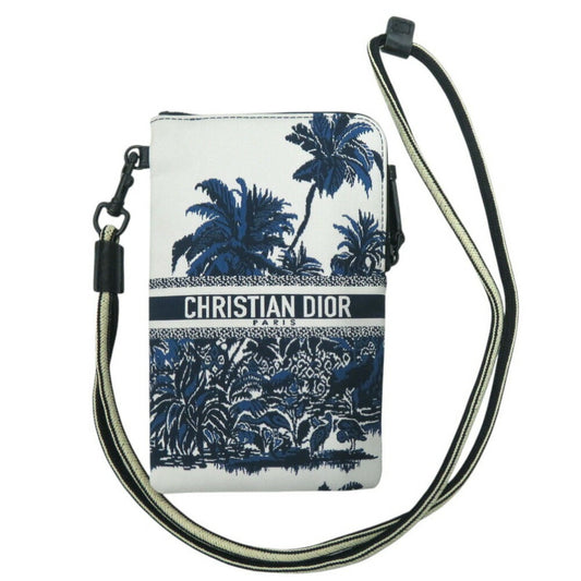 Christian Dior Blue Nylon Fabric Shoulder Bag Rovelle Bags