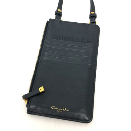 Christian Dior Navy Canvas Shoulder Bag Canvas Rovelle Bags