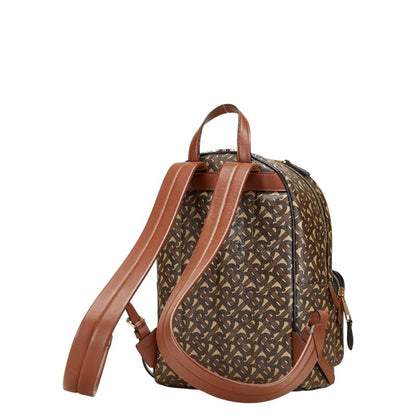 Burberry Brown Pvc Leather Backpack ( )