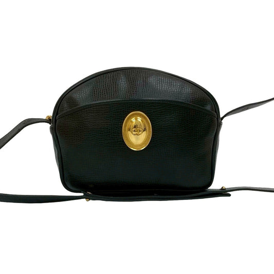 Christian Dior Black Leather Pochette Shoulder Bag Style 7 Rovelle Bags