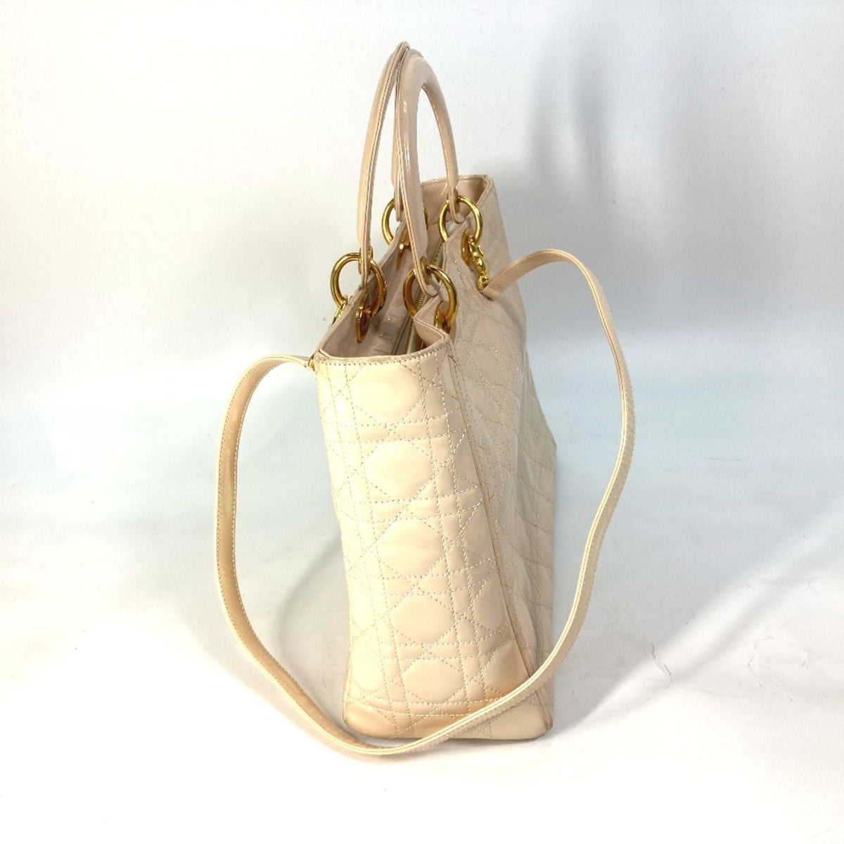 Christian Dior Beige Leather Handbag Style 5 Rovelle Bags