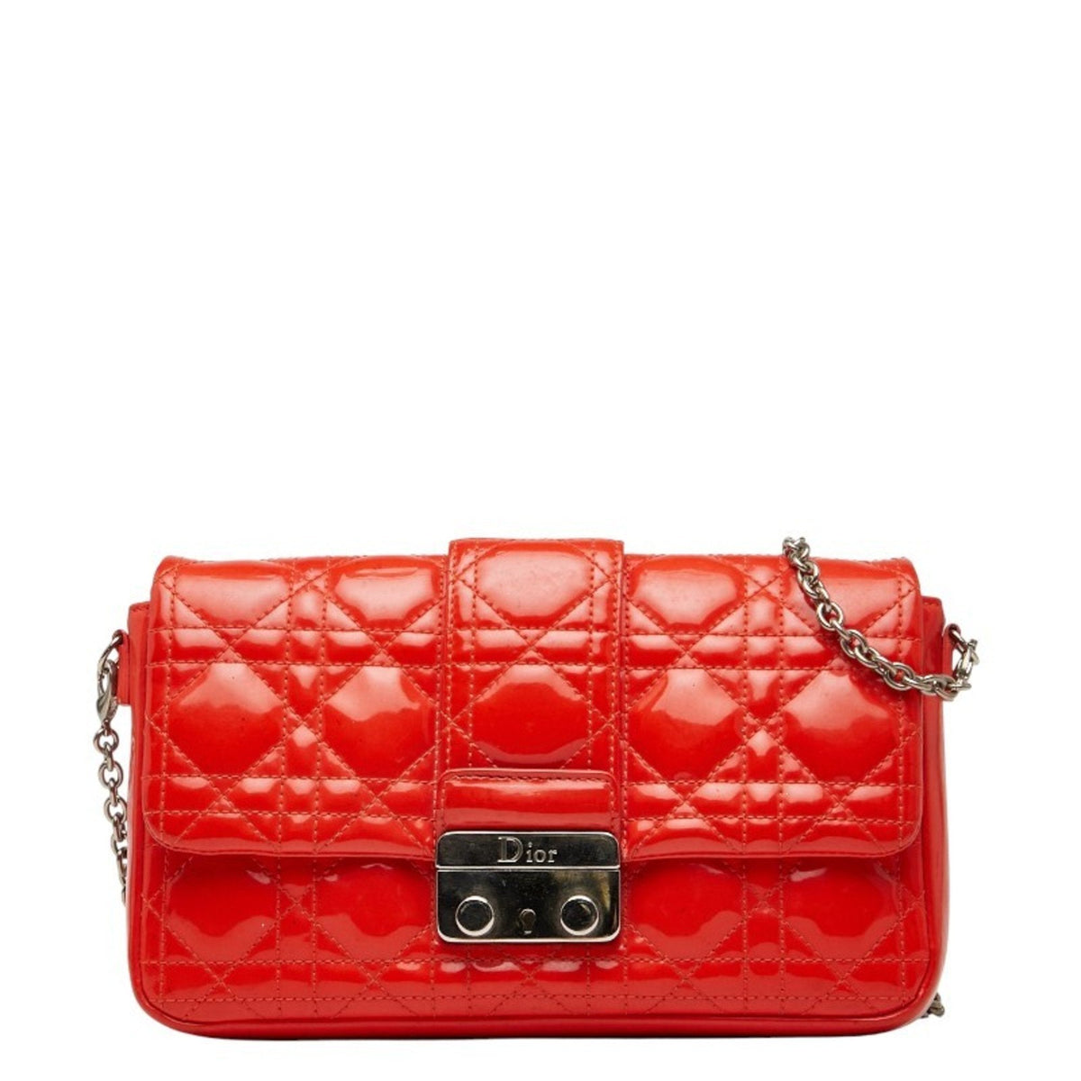 Christian Dior Orange Leather Shoulder Bag Rovelle Bags