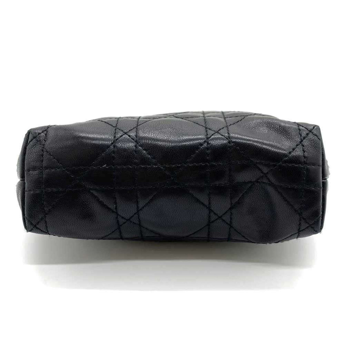 Christian Dior Black Leather Pouch Style 2 Rovelle Bags
