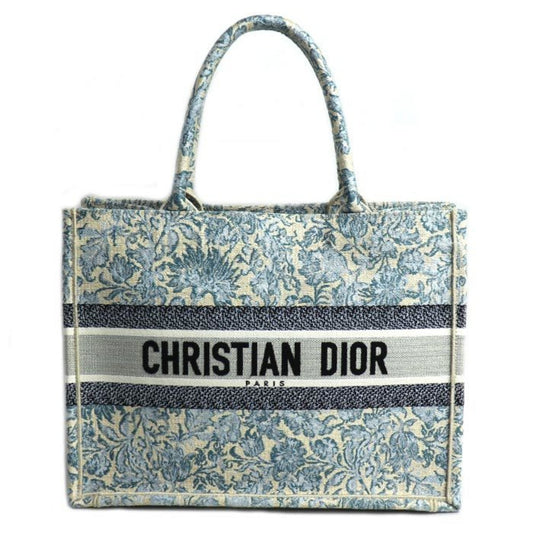 Christian Dior Blue Multi-Color Canvas Tote Bag Rovelle Bags