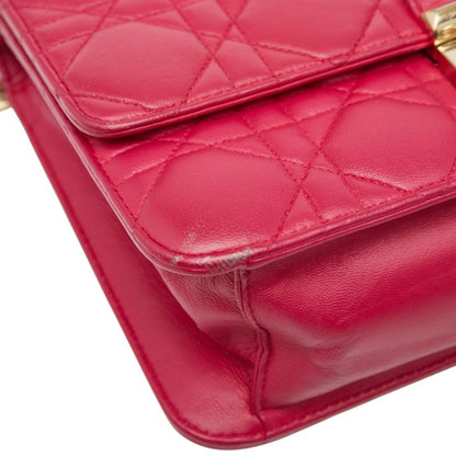 Christian Dior Pink Leather Shoulder Bag Style 3 Rovelle Bags