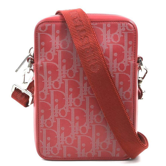 Christian Dior Red Color Leather Shoulder Bag Style 4 Rovelle Bags