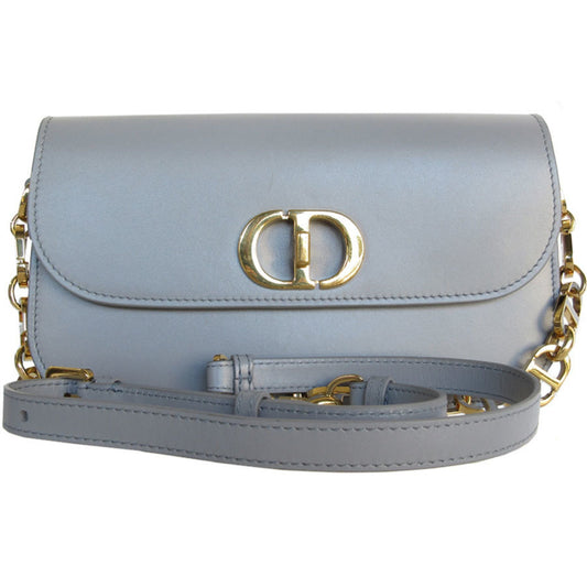 Christian Dior Gray Leather Shoulder Bag Style 9 Rovelle Bags