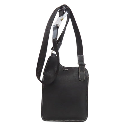 Christian Dior Black Leather Shoulder Bag Style 35 Rovelle Bags