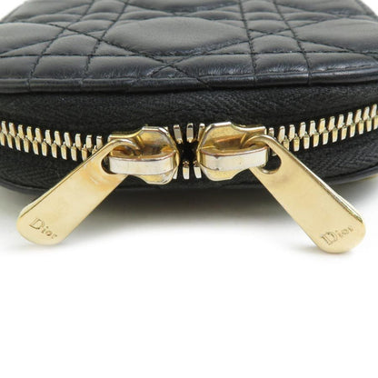 Christian Dior Black Gold Leather Metal Shoulder Bag Leather Rovelle Bags