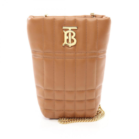 Burberry Brown Leather Shoulder Bag ( )