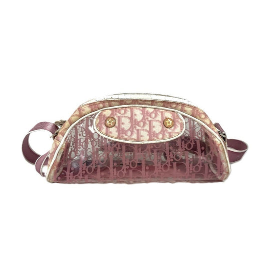 Christian Dior Pink Pvc Leather Pouch Shoulder Bag Rovelle Bags