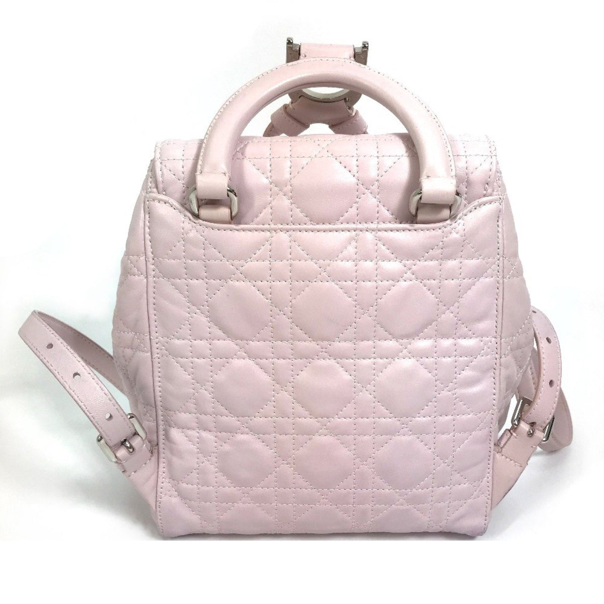 Christian Dior Pink Leather Backpack Style 2 Rovelle Bags