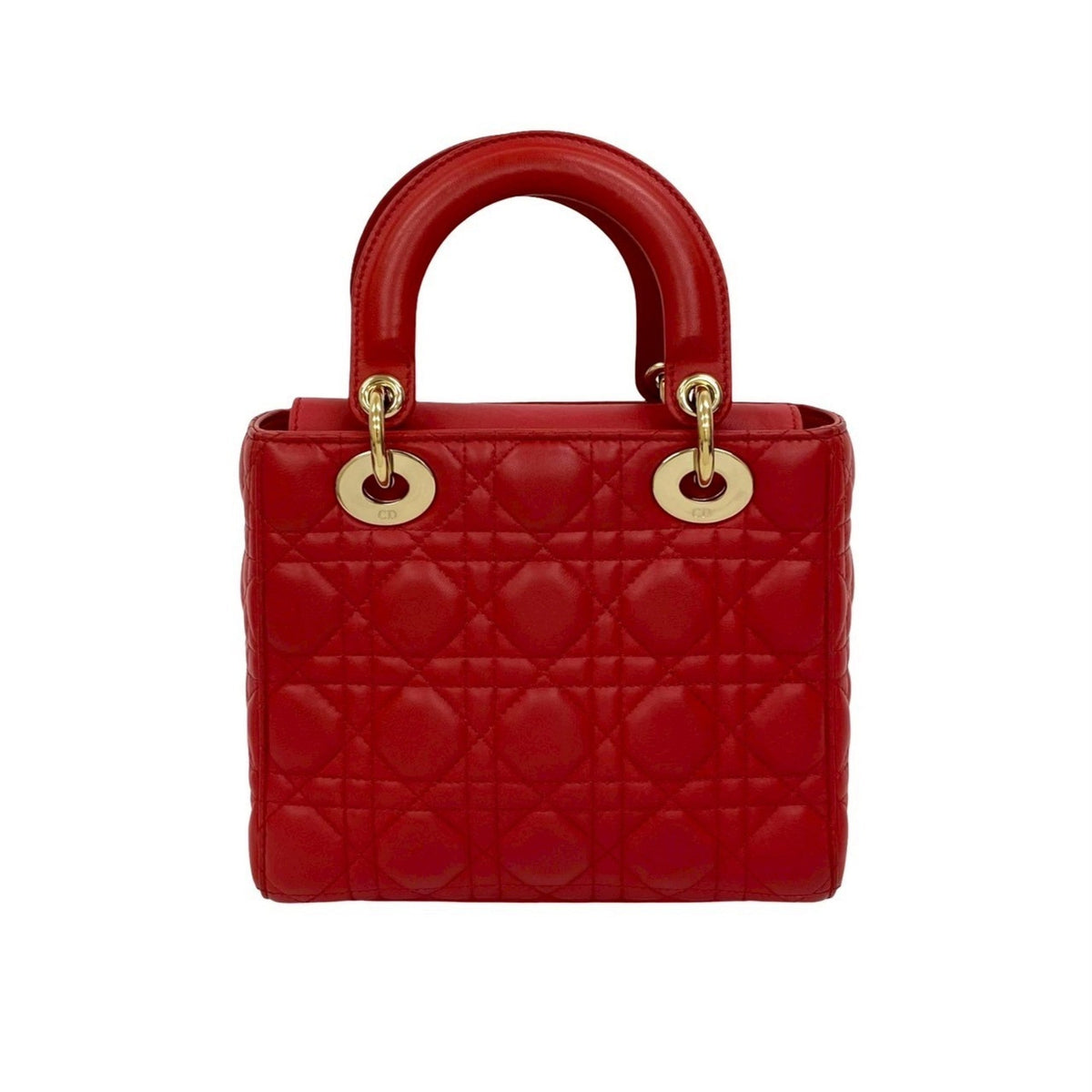 Christian Dior Red Color Leather Handbag Shoulder Bag Rovelle Bags