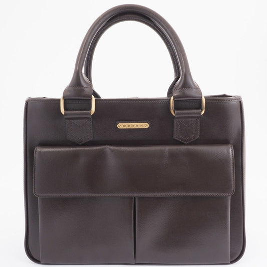 Burberry Brown Leather Handbag ( )