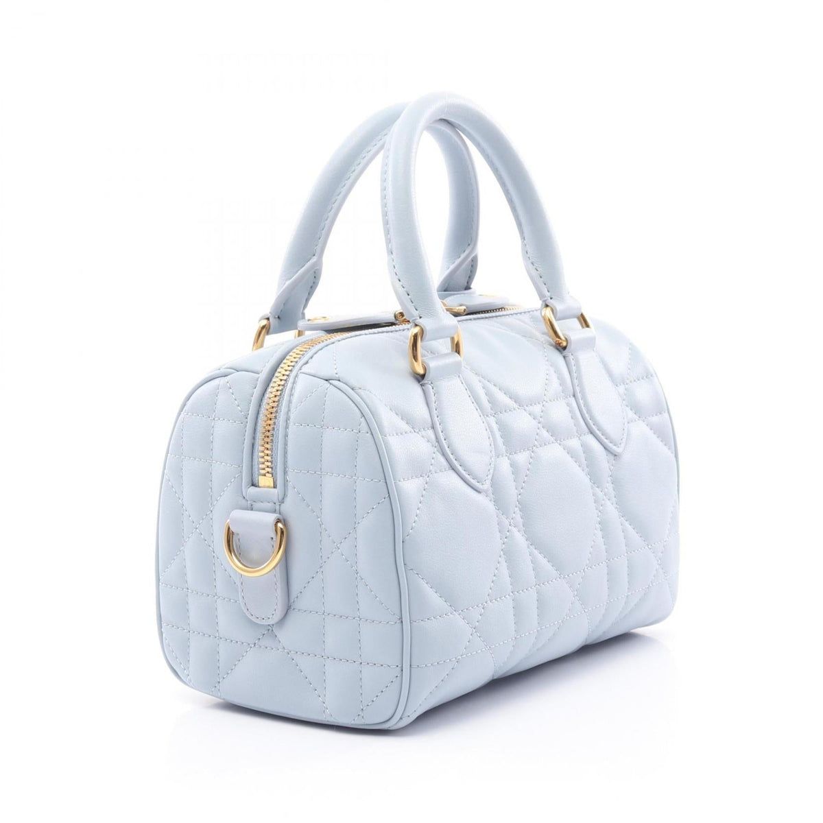 Christian Dior Blue Leather Handbag Rovelle Bags