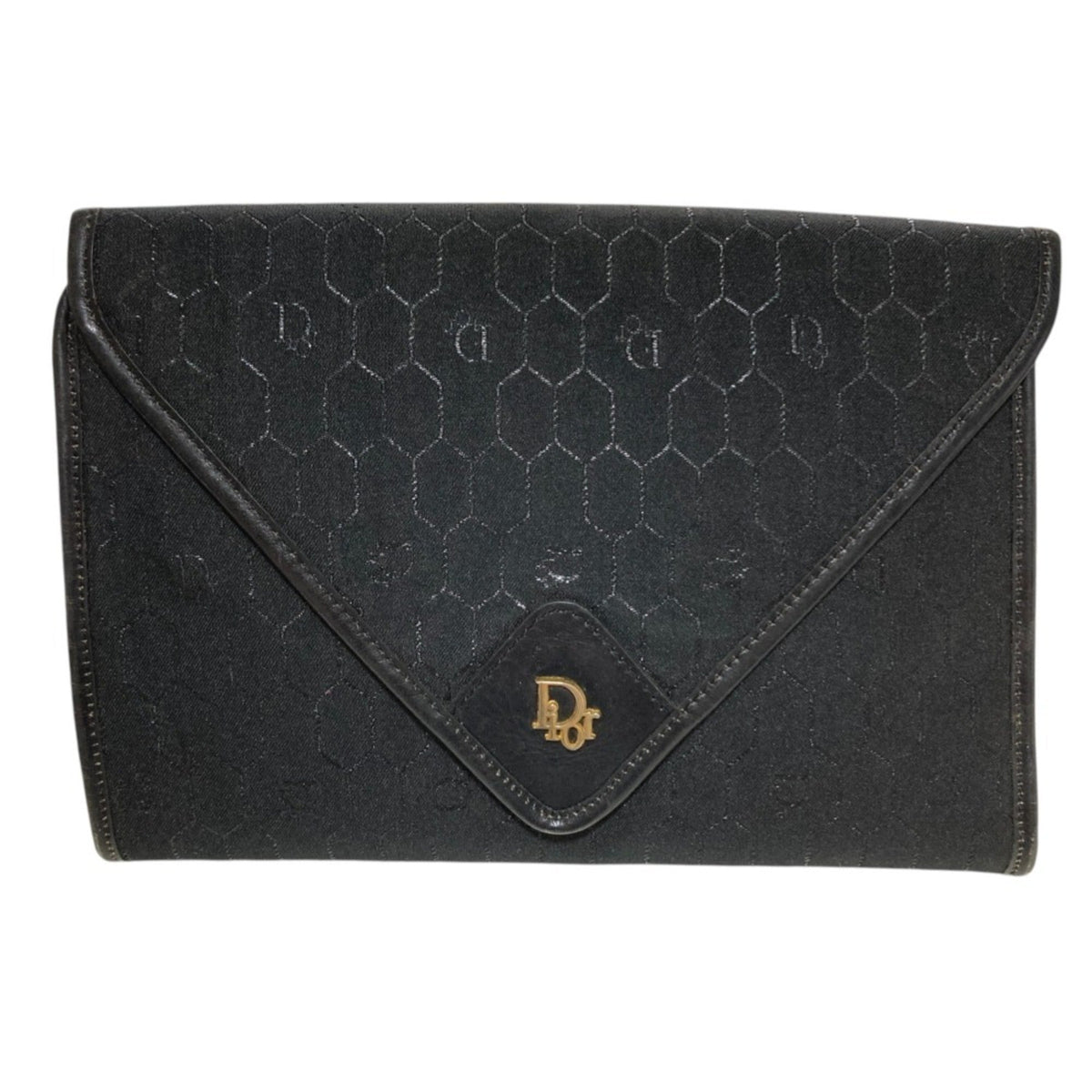 Christian Dior Black Canvas Shoulder Bag Rovelle Bags