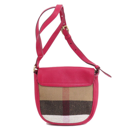 Burberry Red Color Leather Shoulder Bag ( )