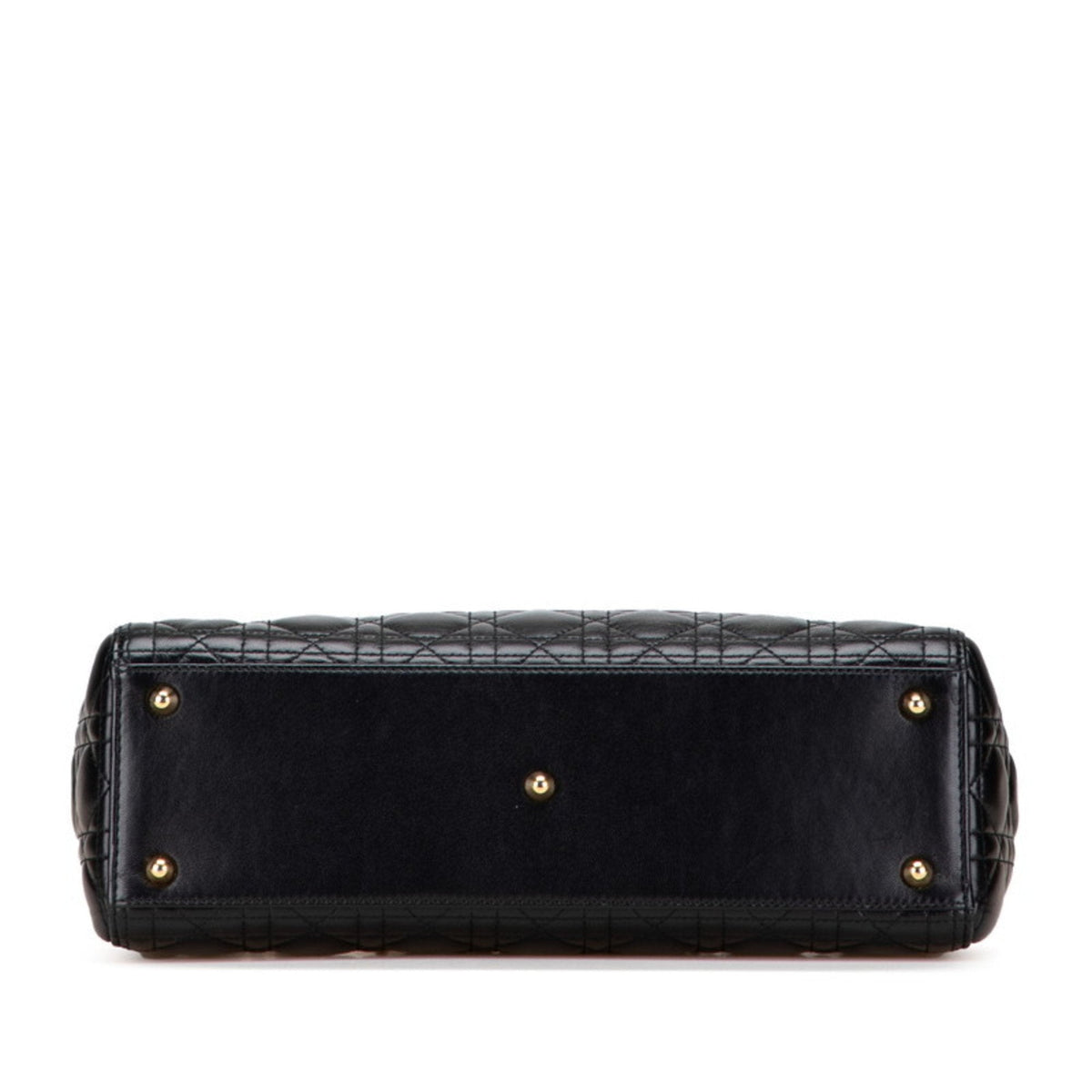 Christian Dior Lady Dior Black Leather Handbag Shoulder Bag Rovelle Bags