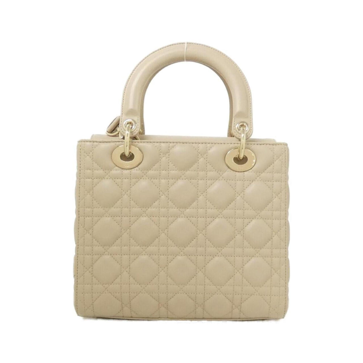Christian Dior Beige Leather Handbag Style 2 Rovelle Bags