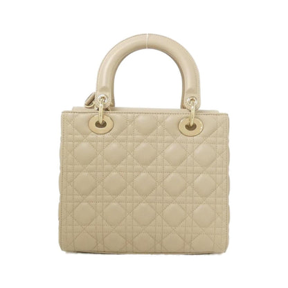 Christian Dior Beige Leather Handbag Style 2 Rovelle Bags