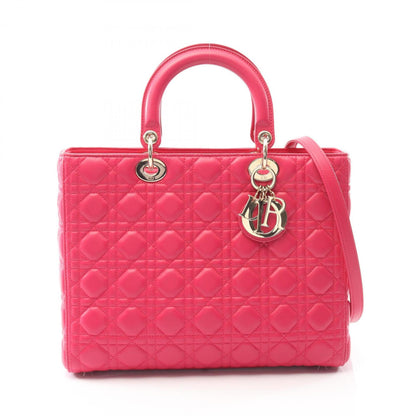 Christian Dior Pink Leather Handbag Rovelle Bags